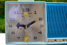 Charger l&#39;image dans la galerie, SOLD! - Nov 26, 2017 - BLUE ON BLUE BEAUTY Motorola C18B Clock Radio 1962 Tube AM Clock Radio Totally Restored! Rare! - [product_type} - Motorola - Retro Radio Farm