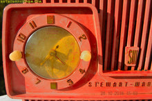 Load image into Gallery viewer, SOLD! - Oct 28, 2016 - ROSE PINK Retro Jetsons 1954 Stewart Warner Model 9187-J Tube AM Clock Radio Sounds Great! - [product_type} - Admiral - Retro Radio Farm