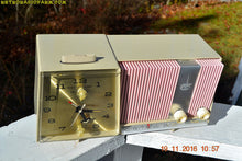 Charger l&#39;image dans la galerie, SOLD!- Dec 15, 2016 - DAISY PINK and Beige Motorola C18 Clock Radio 1963 Tube AM Clock Radio Totally Restored! Rare! - [product_type} - Motorola - Retro Radio Farm