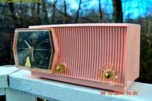 画像をギャラリービューアに読み込む, SOLD! - Dec. 8, 2016 - PRINCESS PINK Mid Century Retro RCA Victor C-51F Clock Radio 1959 Tube AM Clock Radio Sounds Great! - [product_type} - RCA Victor - Retro Radio Farm