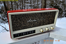 Load image into Gallery viewer, SOLD! - Sept 1, 2017 - CORAL PINK Mid Century Vintage 1959 Arvin Model 2585 Tube Radio Almost Mint and Very Sweet! - [product_type} - Arvin - Retro Radio Farm