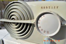 Charger l&#39;image dans la galerie, SOLD! - Nov 16, 2017 - BATTLESHIP GREY Art Deco Vintage Retro Industrial Age 1951 Crosley Model 11-115U Bakelite Tube Radio Works Like A Charm! - [product_type} - Crosley - Retro Radio Farm