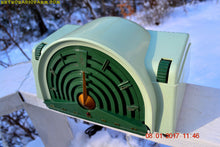 画像をギャラリービューアに読み込む, SOLD! - Nov 3, 2017 - GREEN BANDSHELL Mid Century Retro Vintage Antique 1954 Emerson Model 744 Series B Tube AM Radio Looks Great! - [product_type} - Emerson - Retro Radio Farm