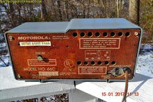Load image into Gallery viewer, SOLD! - Mar 16, 2017 - SLATE BLUE Retro Jetsons Vintage 1959 Motorola Model 66C AM Tube Clock Radio Works Great! - [product_type} - Motorola - Retro Radio Farm