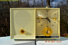 Load image into Gallery viewer, SOLD! - Apr 14, 2108 - TURQUOISE BEAUTY Mid-Century Retro Vintage 1959 Philco Model K-782-124 AM Tube Clock Radio Totally Restored! - [product_type} - Philco - Retro Radio Farm