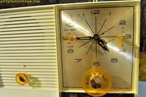 SOLD! - Apr 14, 2108 - TURQUOISE BEAUTY Mid-Century Retro Vintage 1959 Philco Model K-782-124 AM Tube Clock Radio Totally Restored! - [product_type} - Philco - Retro Radio Farm