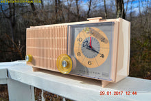 Load image into Gallery viewer, SOLD! - Dec 15, 2017 - ROSE PINK Mid Century Vintage Retro Antique 1962 RCA Victor Model RGD20R Tube AM Clock Radio Sounds Great! - [product_type} - RCA Victor - Retro Radio Farm