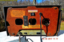 Load image into Gallery viewer, SOLD! - March 3, 2017 - BLUETOOTH MP3 READY - BURLED TOP Art Deco 1952 General Electric Model 521F AM Brown Bakelite Tube Clock Radio - [product_type} - General Electric - Retro Radio Farm