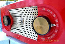 Charger l&#39;image dans la galerie, SOLD! - Dec 6, 2017 - CANDY APPLE RED Mid Century Retro Jetsons Vintage 1955 Zenith Model R511-F AM Tube Radio Excellent Condition! - [product_type} - Zenith - Retro Radio Farm