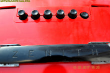 画像をギャラリービューアに読み込む, SOLD! - Dec 6, 2017 - CANDY APPLE RED Mid Century Retro Jetsons Vintage 1955 Zenith Model R511-F AM Tube Radio Excellent Condition! - [product_type} - Zenith - Retro Radio Farm