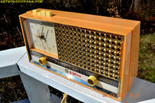 画像をギャラリービューアに読み込む, SOLD! - July 28, 2018 - BUFF PINK Retro Space Age 1957 Sylvania Model 1322 Tube AM Clock Radio Sounds Great! - [product_type} - Sylvania - Retro Radio Farm
