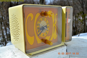 SOLD! - July 31, 2018 - GROOVY Retro Solid State 1970's General Electric C3300A AM Clock Radio Alarm Works! - [product_type} - General Electric - Retro Radio Farm