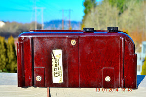 SOLD! - June 6, 2014 - BEAUTIFUL Retro Vintage 1950 Emerson 642A Bakelite AM Tube Radio WORKS! - [product_type} - Emerson - Retro Radio Farm
