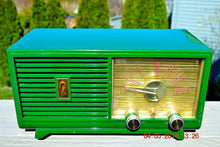 Charger l&#39;image dans la galerie, SOLD! - April 14, 2014 - KELLY GREEN Atomic Age Vintage 1955 Philco Model 124 Tube AM Radio WORKS! - [product_type} - Philco - Retro Radio Farm