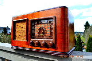 SOLD! - June 10, 2014 - BEAUTIFUL Wood Art Deco Retro 1947 Sonora Ret-210 AM Tube Radio Works! - [product_type} - Sonora - Retro Radio Farm