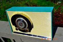 Charger l&#39;image dans la galerie, SOLD! - July 19, 2014 - AQUA Atomic Age Vintage 1957 General Electric 862 Tube AM Radio WORKS! - [product_type} - General Electric - Retro Radio Farm