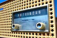 Charger l&#39;image dans la galerie, SOLD! - Dec 24, 2014 - SAHARA TAUPE Atomic Age Vintage 1957 General Electric T-166 Tube AM Radio WORKS! - [product_type} - General Electric - Retro Radio Farm