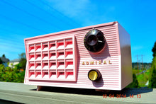 Charger l&#39;image dans la galerie, SOLD! - May 16, 2014 - BEAUTIFUL PINK Retro Vintage Atomic Age 1955 Admiral 5S38 Tube AM Radio Works! - [product_type} - Admiral - Retro Radio Farm