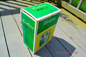 SOLD! - May 18, 2014 - WOW! NOS Olive Green Retro Vintage 1960's Luxtone Portable AM FM Radio WORKS! - [product_type} - Luxtone - Retro Radio Farm