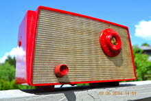 Charger l&#39;image dans la galerie, SOLD! - August 22, 2014 - CANDY APPLE RED Retro Vintage 1956 Westinghouse H-500T5A Tube AM Radio WORKS! - [product_type} - Westinghouse - Retro Radio Farm