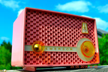 Load image into Gallery viewer, SOLD! - June 5, 2014 - BEAUTIFUL SALMON PINK Retro Vintage 1958 Emerson 924B Tube AM Radio WORKS! - [product_type} - Emerson - Retro Radio Farm