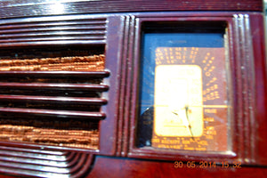 SOLD! - July 01, 2014 - BEAUTIFUL Deco Retro 1938 Packard-Bell 5A Kompak AM Bakelite Tube Radio Works! - [product_type} - Packard-Bell - Retro Radio Farm