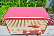 Load image into Gallery viewer, SOLD! - Oct 2, 2014 - BEAUTIFUL Retro Vintage Rare Mauve Pink 1950&#39;s Stewart Warner 9165-B AM Tube Radio WORKS! - [product_type} - Stewart Warner - Retro Radio Farm