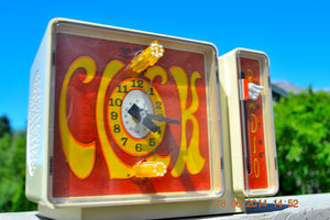 SOLD! - Aug 15, 2014 - GROOVY Retro Solid State 1970's General Electric C3300A AM Clock Radio Alarm Works!