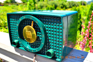SOLD! - Sept 20, 2014 - SHERWOOD GREEN Retro Vintage 1950 Motorola 5H13 Tube AM Radio WORKS!