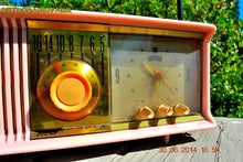 Charger l&#39;image dans la galerie, SOLD! - Jan 15, 2016 - MARILYN PINK Retro Jetsons 1957 Motorola 57CC Tube AM Clock Radio Totally Restored! - [product_type} - Motorola - Retro Radio Farm