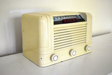 Load image into Gallery viewer, Vanilla Ivory Vintage 1946 Delco Model R1236 AM Vacuum Tube Radio Sounds Great!