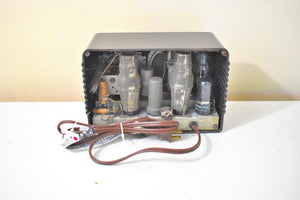 Sable Brown Bakelite 1939 Detrola Model A11 Vacuum Tube AM Radio Relic Excellent Condition Works!