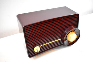 Monza Brown Dragster 1957-58 Motorola Model 5T22W Vacuum Tube AM Radio Top 10 Cute List!