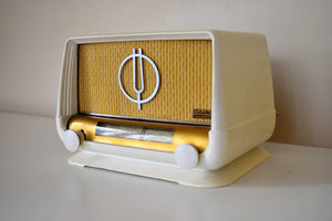 Made in France Mid Century Vintage 1951 Ducretet Thomson Model D3923 Vacuum Tube Radio Vive La France!