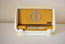 Load image into Gallery viewer, Made in France Mid Century Vintage 1951 Ducretet Thomson Model D3923 Vacuum Tube Radio Vive La France!