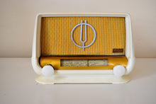 Load image into Gallery viewer, Made in France Mid Century Vintage 1951 Ducretet Thomson Model D3923 Vacuum Tube Radio Vive La France!