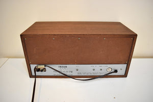 Hardwood 1969-1970 Emerson Model 31T56 AM FM Solid State Radio Sounds Fantastic! World Traveled!