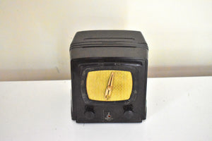 Clockette 1937 Emerson Model 157 Vacuum Tube AM Radio Relic It Works!