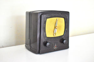 Clockette 1937 Emerson Model 157 真空管 AM ラジオ レリック 動作します!