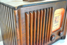 画像をギャラリービューアに読み込む, ラジオの黄金時代 1940年 エマーソン モデル 179 木製真空管ラジオ 美しいサウンド まるで古い靴磨きの箱のよう！