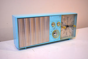 ラグナ ターコイズ 1962 エマーソン モデル 31L04 真空管 AM ラジオ 美しさとサウンドが素晴らしい!