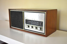 Load image into Gallery viewer, Wood Cabinet Modern Technology 1969 Emerson Model 31T56 AM FM Solid State Radio Sounds Fantastic!