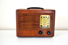 Load image into Gallery viewer, Wood 1942 Emerson Model EC-425 AM Vacuum Tube Radio Beautiful Little Woody!