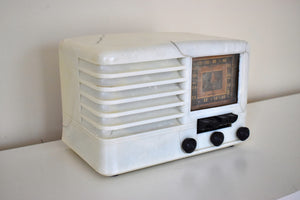 カレラ ジョイア ホワイト 1939 エマーソン モデル CY269 AM 短波真空管ラジオのサウンドは素晴らしい!