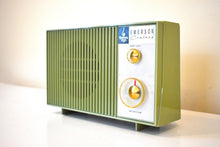 Charger l&#39;image dans la galerie, Bluetooth Ready To Go - Avocado Green Emerson Century 1961 Model G-1701 Vacuum Tube AM Radio Sounds Great! Excellent Condition!