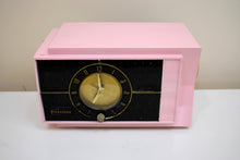 Charger l&#39;image dans la galerie, Bluetooth Ready To Go - Mamie Pink 1956 Firestone Model 4-A-160 AM Bakelite Vacuum Tube Radio Sounds Great!