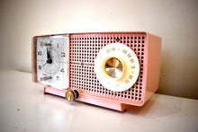 Load image into Gallery viewer, Bluetooth Ready To Go - Blossom Pink 1959 General Electric Model C437B AM Radio Works Great! Excellent Condition!