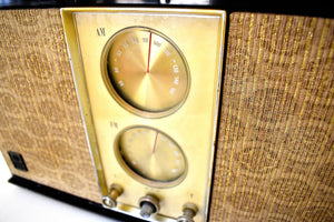 Bluetooth Ready To Go - Walnut Wood Grain Vintage 1965 GE Model T-250A AM FM Radio Dual Speaker! Sounds Great!