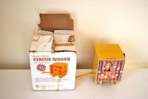 Circus Wagon 1970 GE General Electric Model C3600A AM Vintage Radio Your Kids Will Love It!