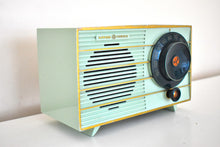 画像をギャラリービューアに読み込む, ピスタチオ グリーン 1955 ゼネラル エレクトリック モデル 457S AM 真空管ラジオ 希少カラー！いいね！